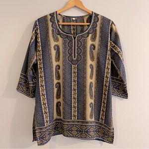 Bohemian Silk Tunic